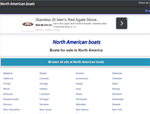 Tablet Screenshot of northamericaboats.com